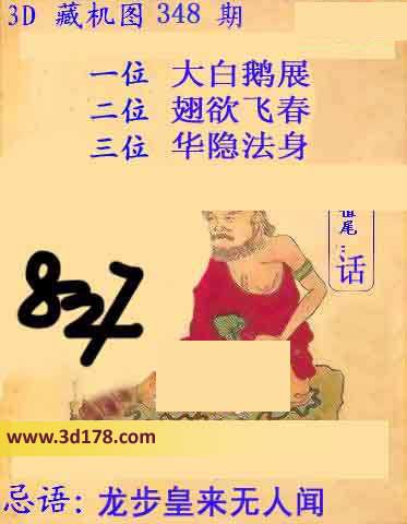 3d第2014348期藏机图：龙步皇来无人闻
